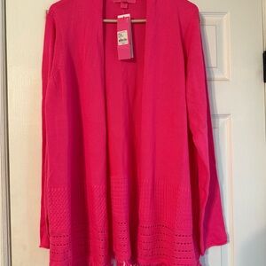 Lilly Pulitzer Pink Cardigan Sweater